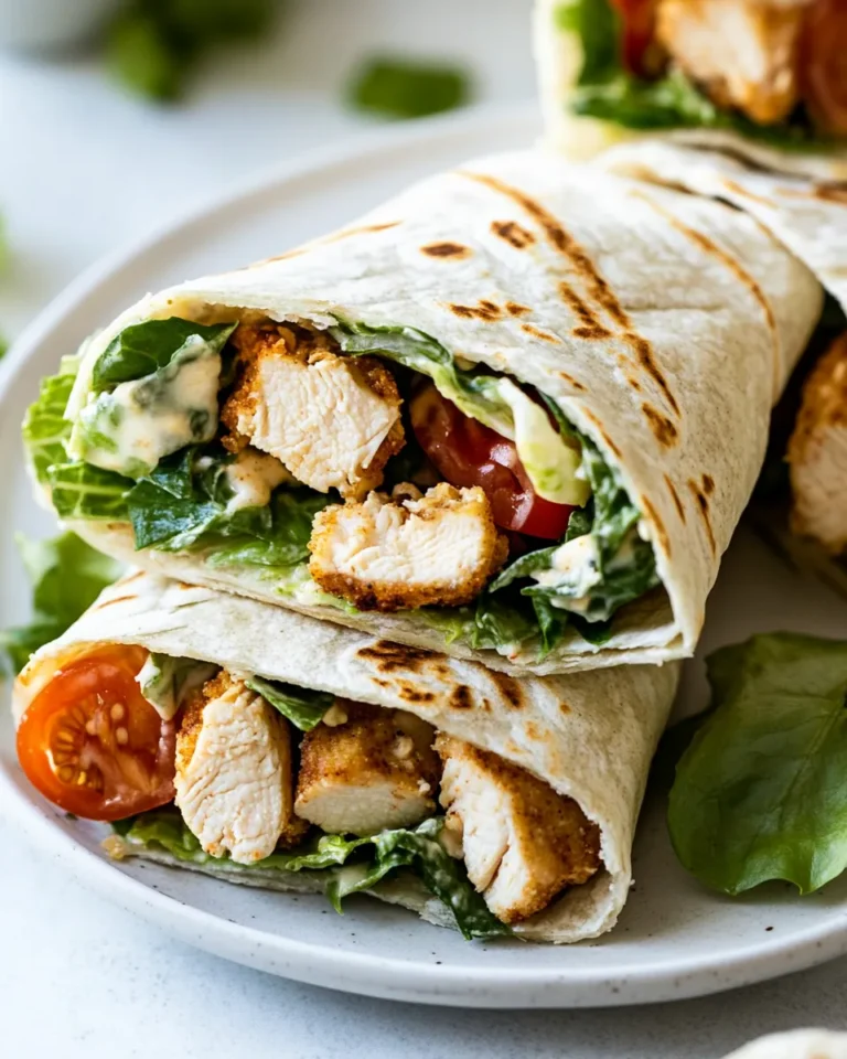 Homemade Chicken Caesar Wraps photo