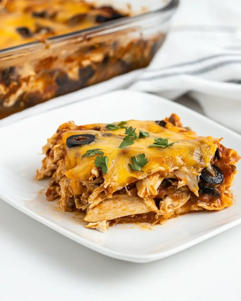 Homemade Chicken Enchilada Casserole photo
