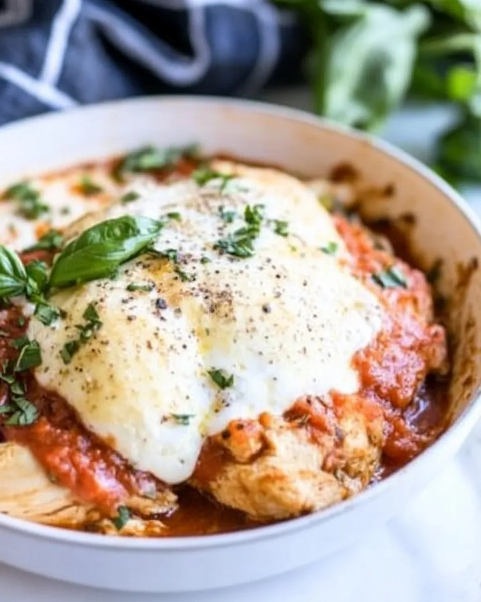 Easy Chicken Mozzarella Skillet recipe photo