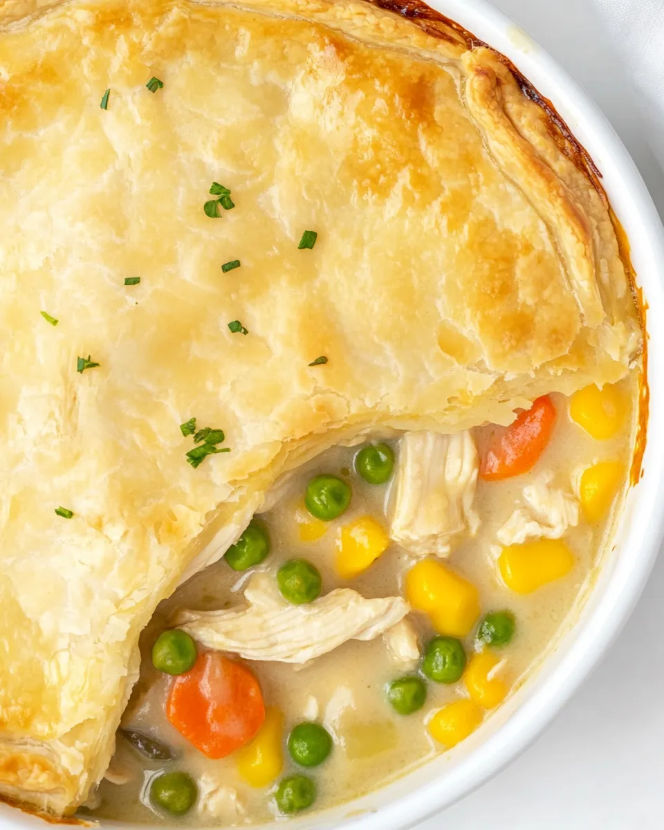 Classic Chicken Pot Pie Casserole image
