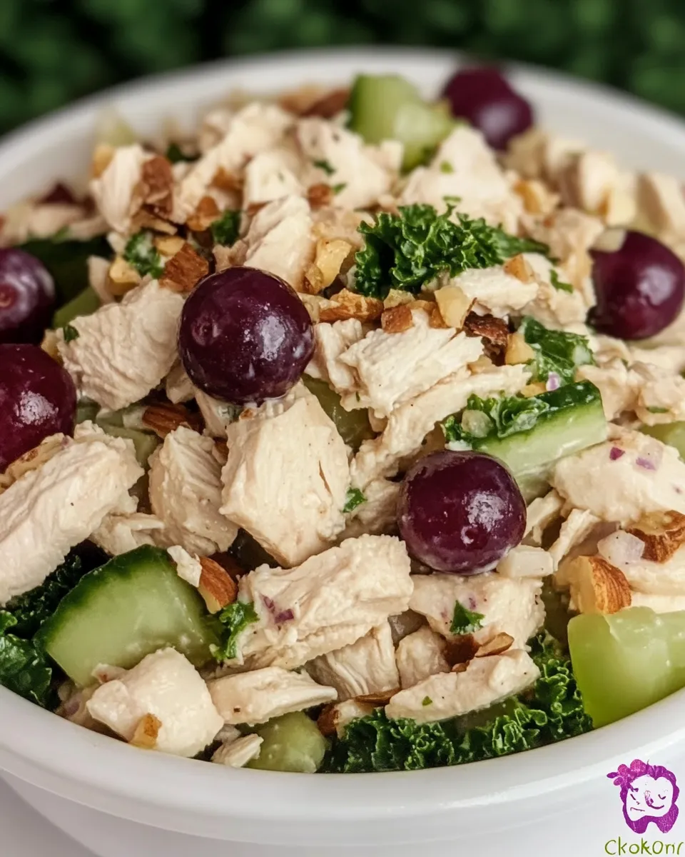 Delicious Chicken Waldorf Salad shot