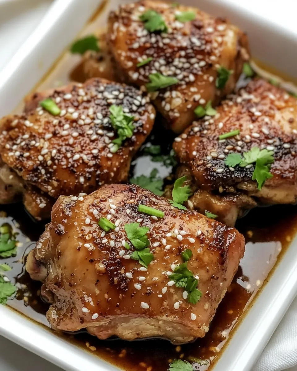 Savory Chinese Five-Spice Chicken Thighs shot