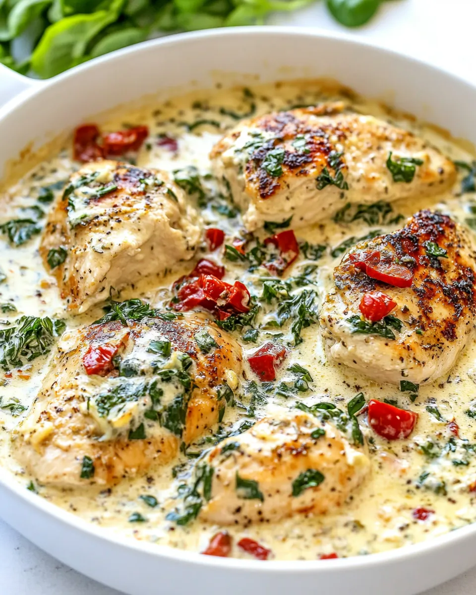 Classic Creamy Tuscan Chicken image