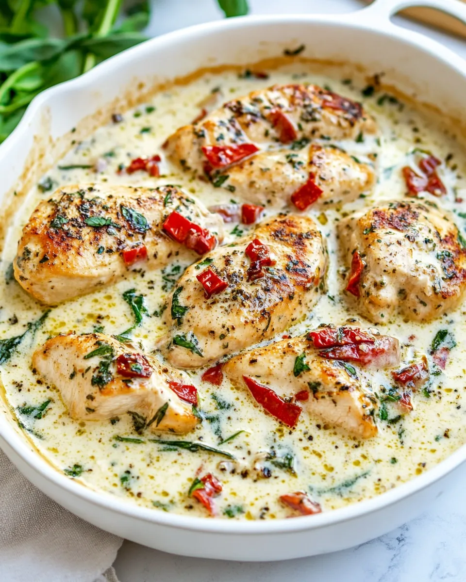 Easy Creamy Tuscan Chicken recipe photo