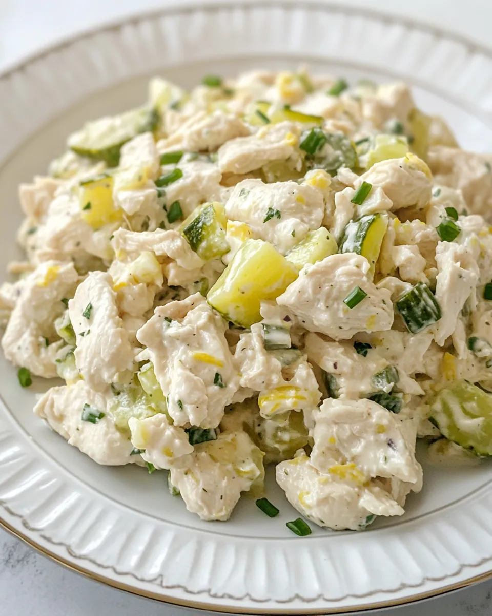 Classic Dill Pickle Chicken Salad image