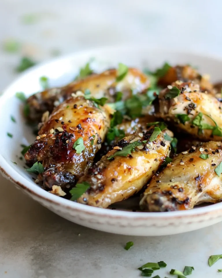 Homemade Easy 3-Ingredient Chicken Wings with Herbs and Honey recipe photo