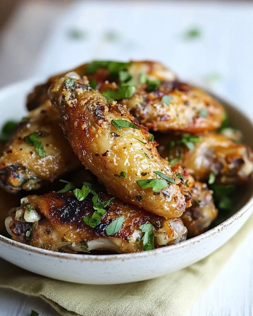 Quick Easy 3-Ingredient Chicken Wings with Herbs and Honey dish photo
