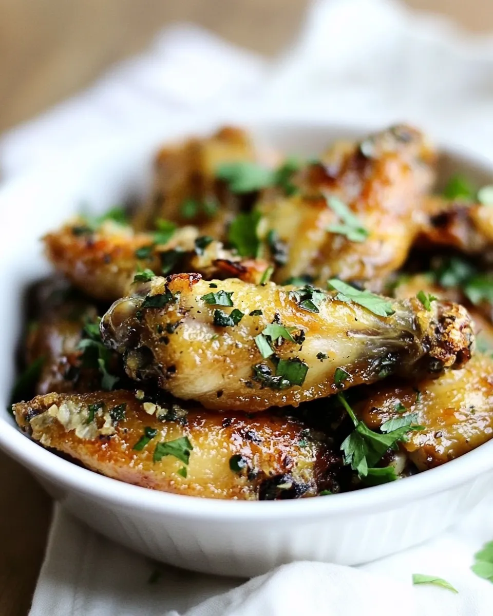 Savory Easy 3-Ingredient Chicken Wings with Herbs and Honey image
