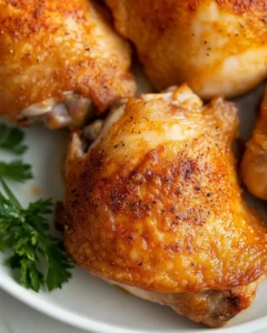 Homemade Easy Baked Chicken Thighs photo