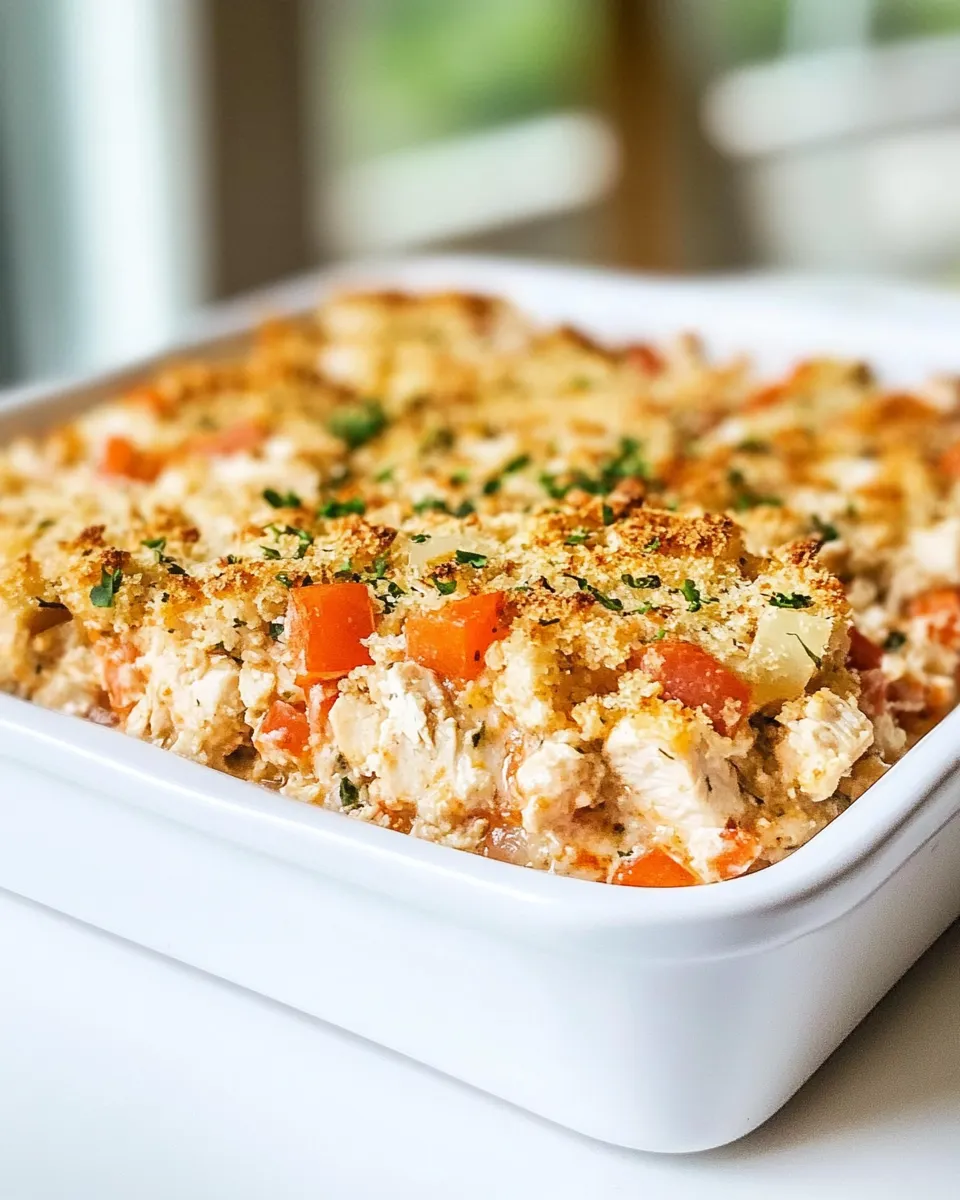 Delicious Easy Chicken Bruschetta Casserole recipe photo