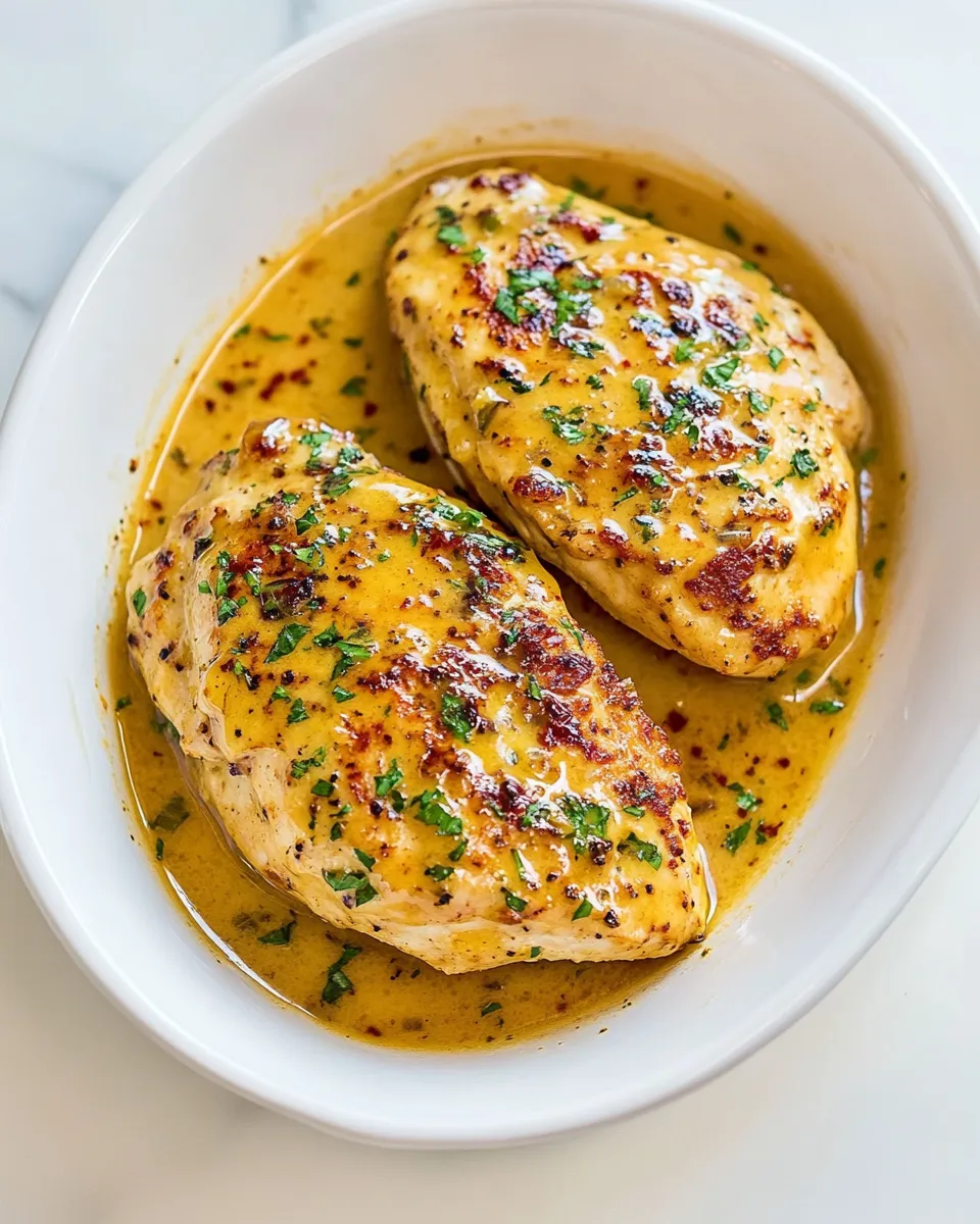 Delicious Easy Honey Mustard Chicken shot