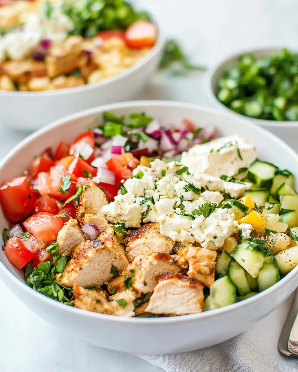 Easy Greek Chicken Bowls recipe photo