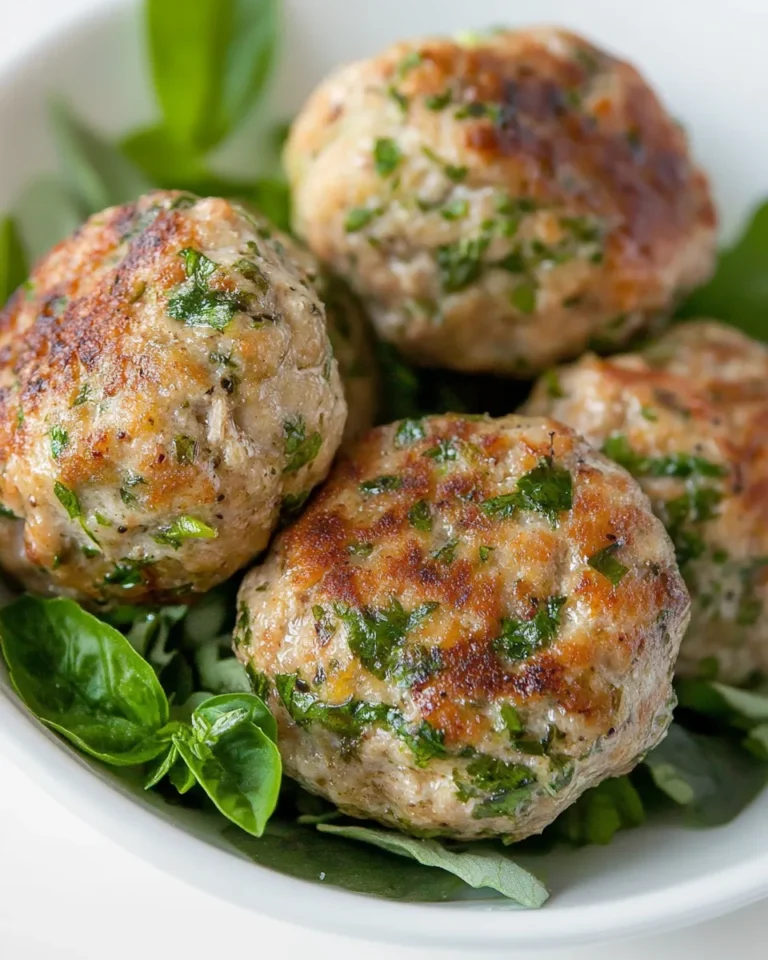 Homemade Ground Chicken Meatballs photo