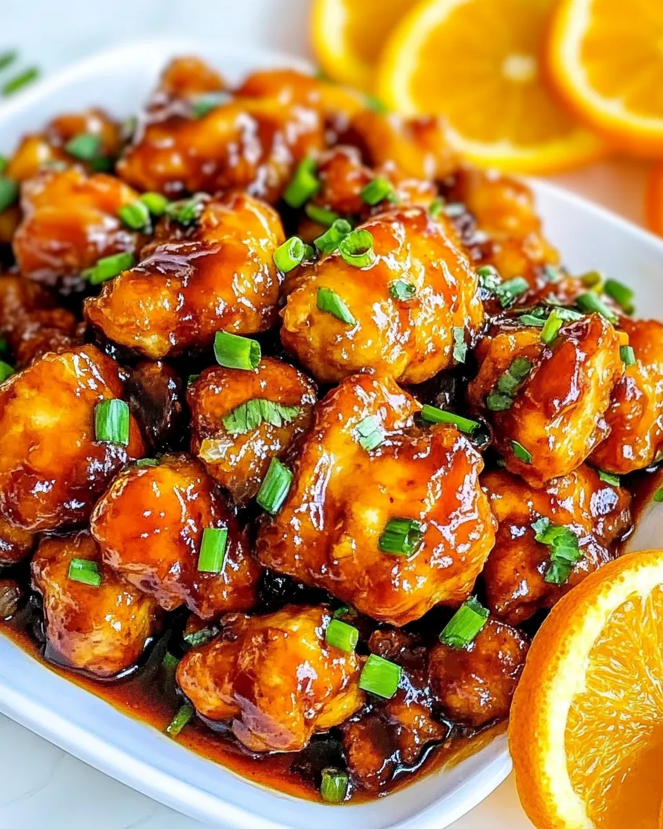 Easy Healthier Orange Chicken recipe photo