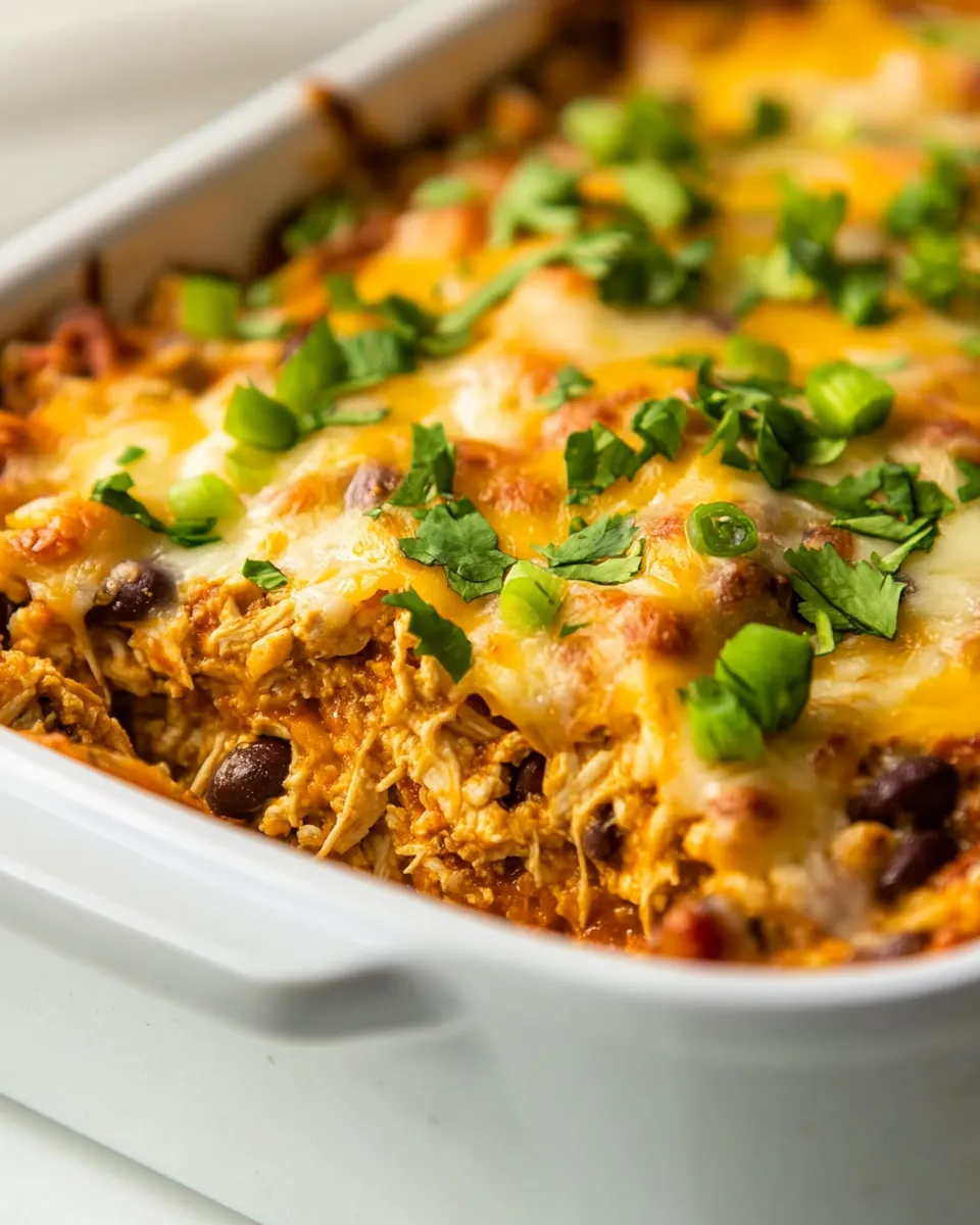 Easy Healthy Chicken Taco Casserole photo