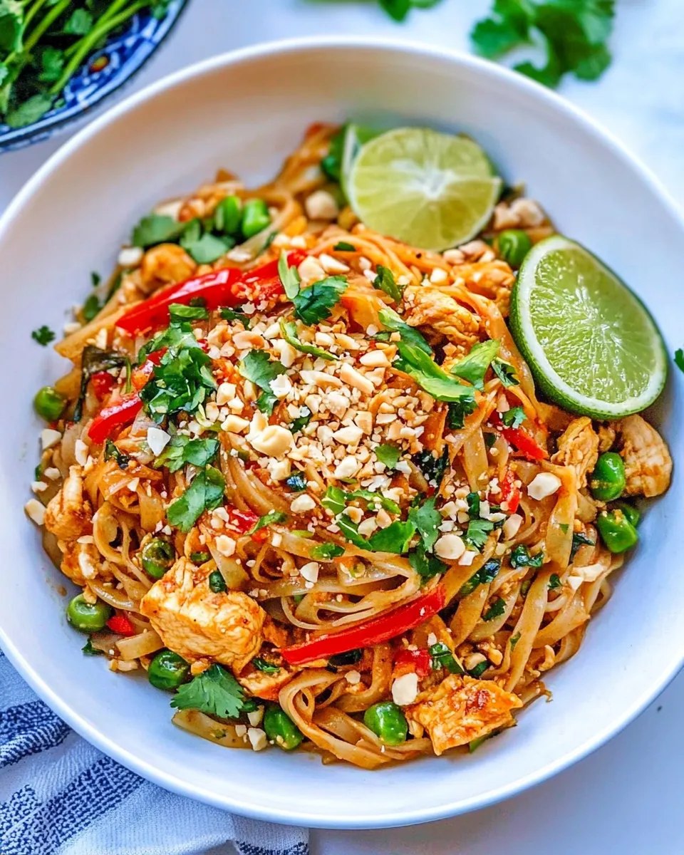Fresh Homemade Pad Thai (Chicken) image