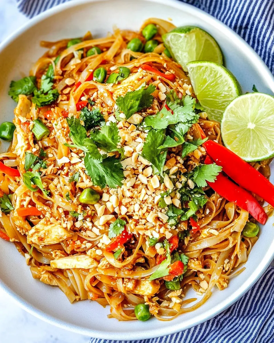 Ultimate Homemade Pad Thai (Chicken) dish image