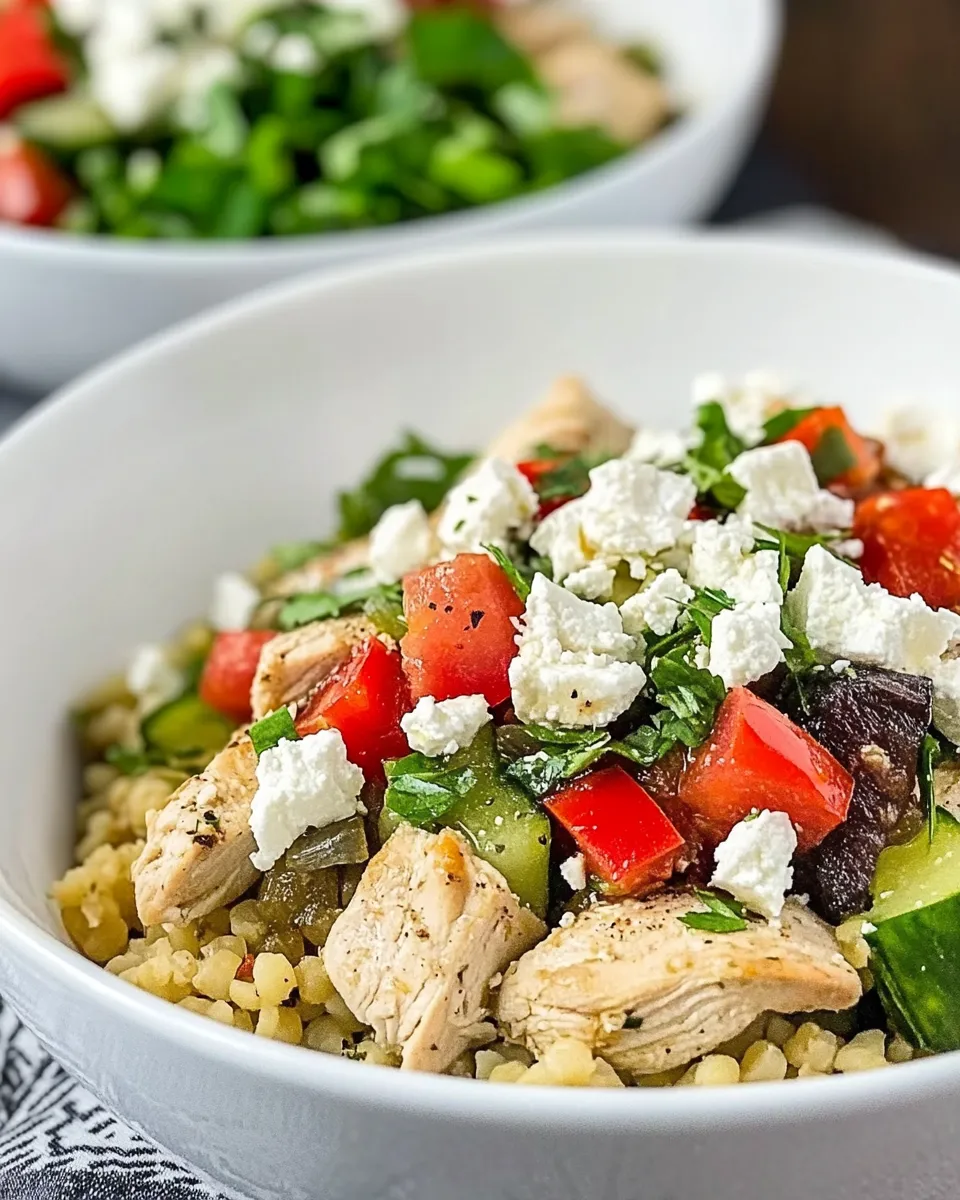 Classic Instant Pot Greek Chicken Bowls image