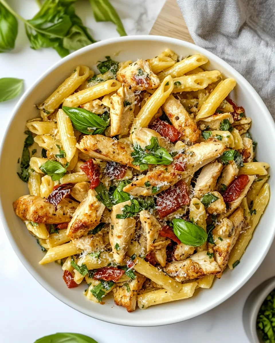 Homemade Marry Me Chicken Pasta recipe photo