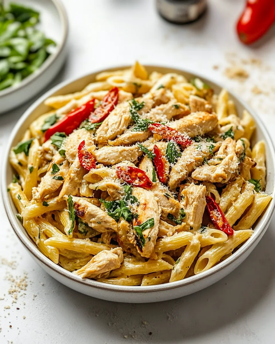 Quick Marry Me Chicken Pasta shot