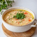 Homemade Mexican Chicken And Rice Soup photo