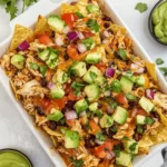 Homemade Mexican Chicken Nachos photo