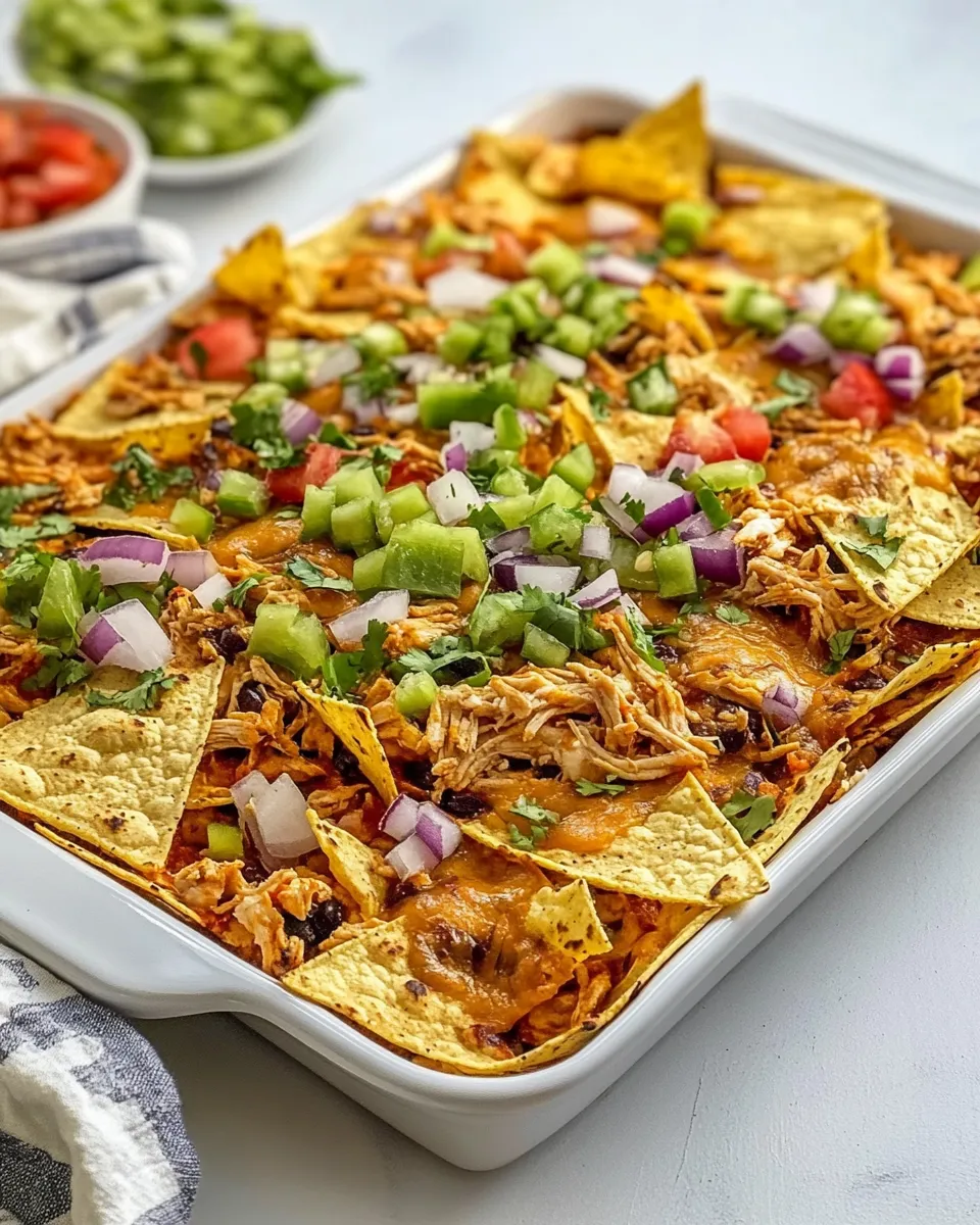 Easy Mexican Chicken Nachos recipe photo