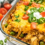 Homemade Mexican Chicken & Rice Cobbler photo