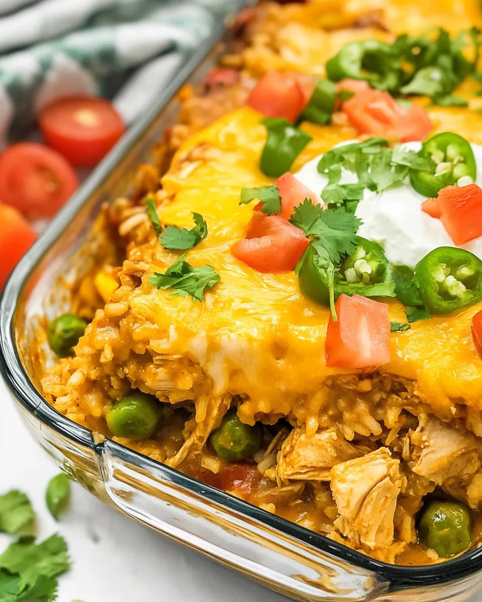 Homemade Mexican Chicken & Rice Cobbler photo