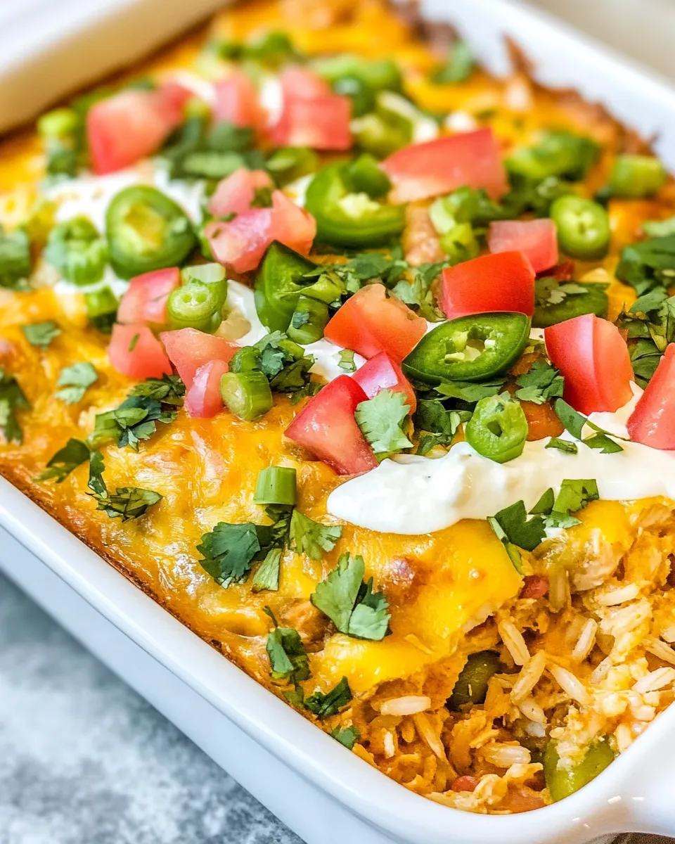 Delicious Mexican Chicken & Rice Cobbler image