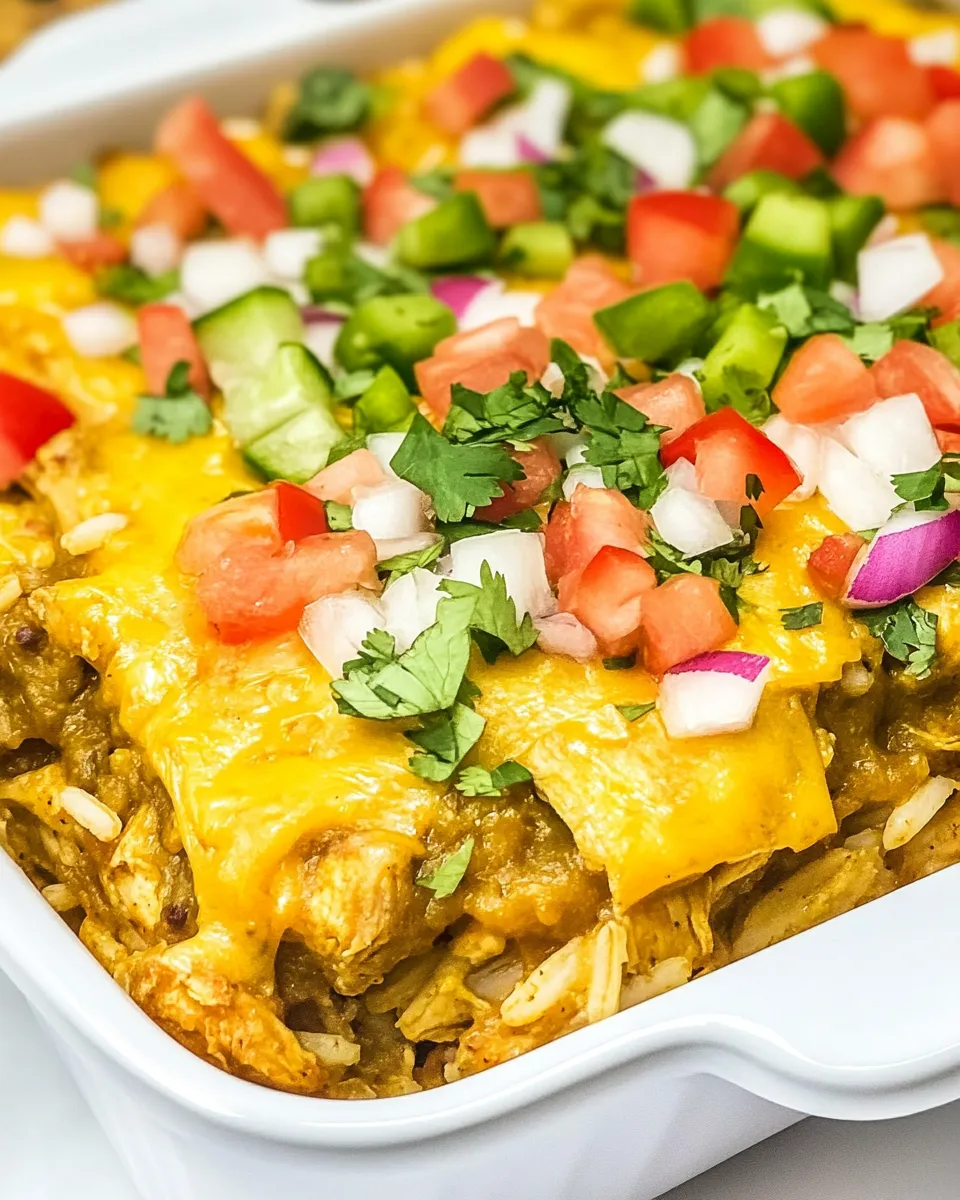 Savory Mexican Chicken & Rice Cobbler shot