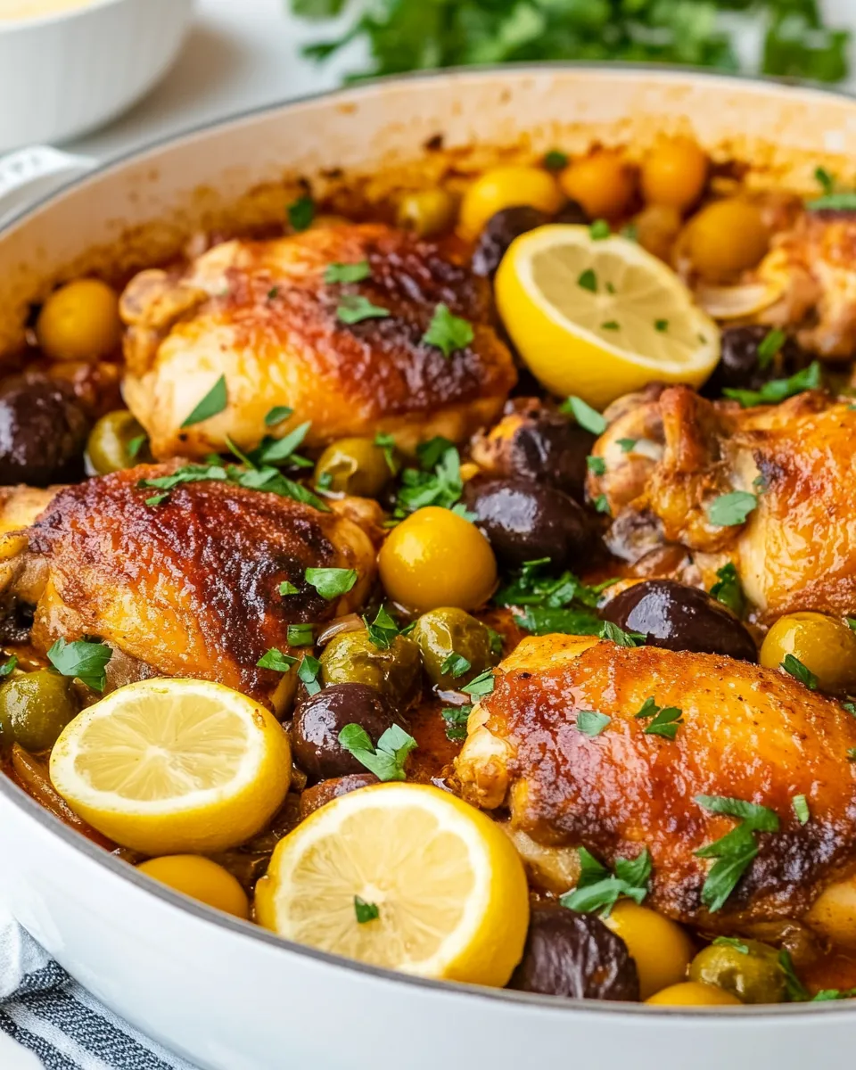 Easy Moroccan Chicken Thighs recipe photo