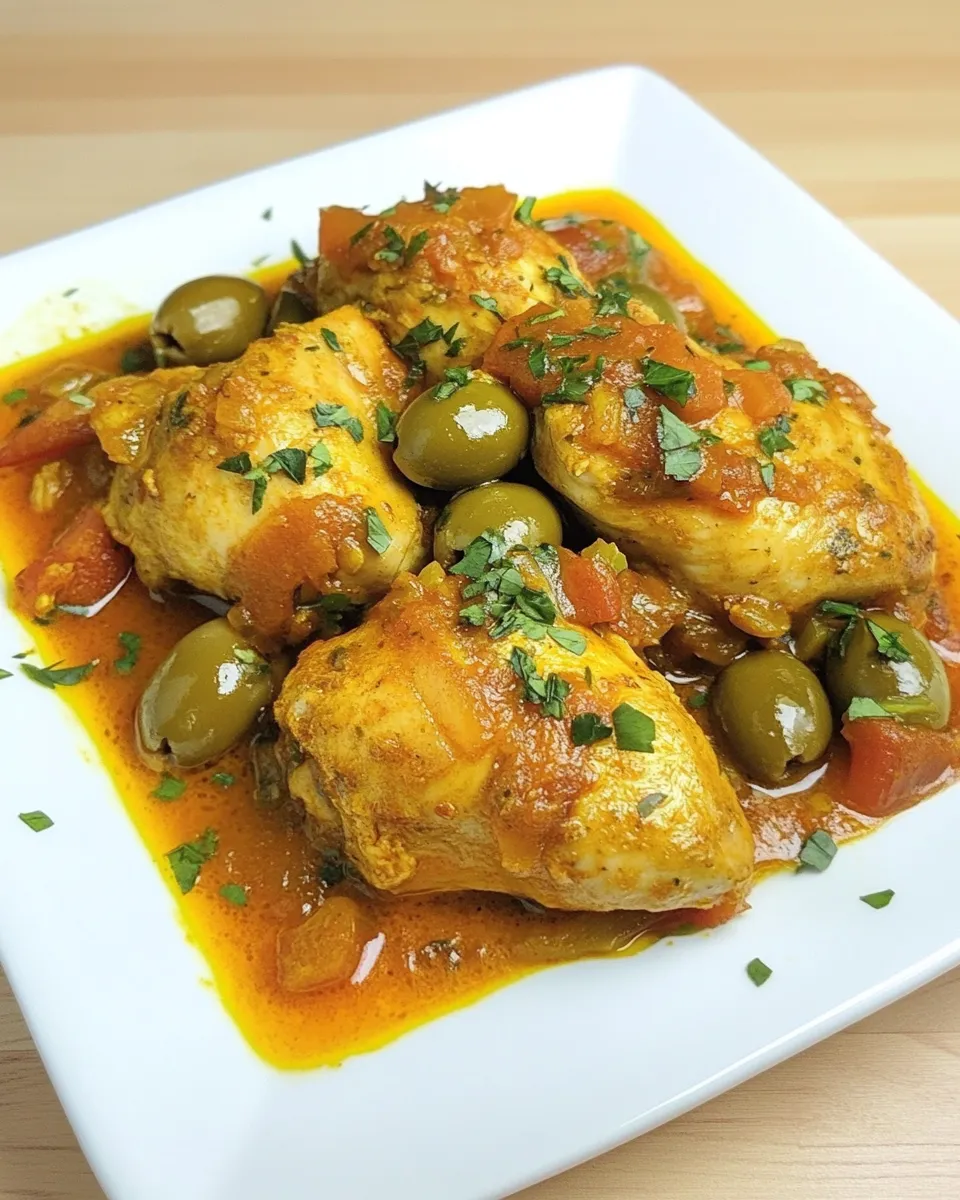 Easy Moroccan Lemon Chicken with Olives recipe photo
