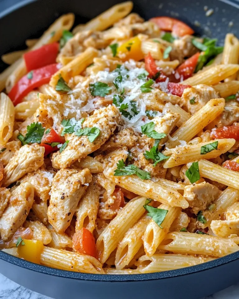 Homemade One-Dish Chicken Fajita Pasta recipe photo