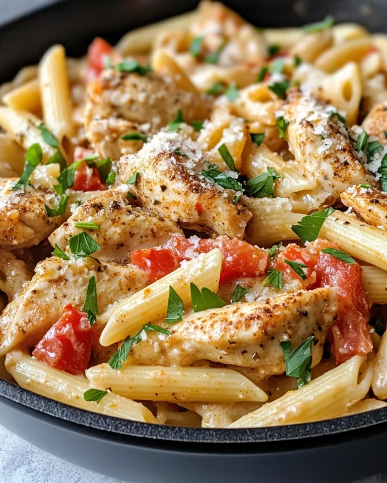 Homemade One-Pan Cajun Chicken Pasta Bake recipe photo