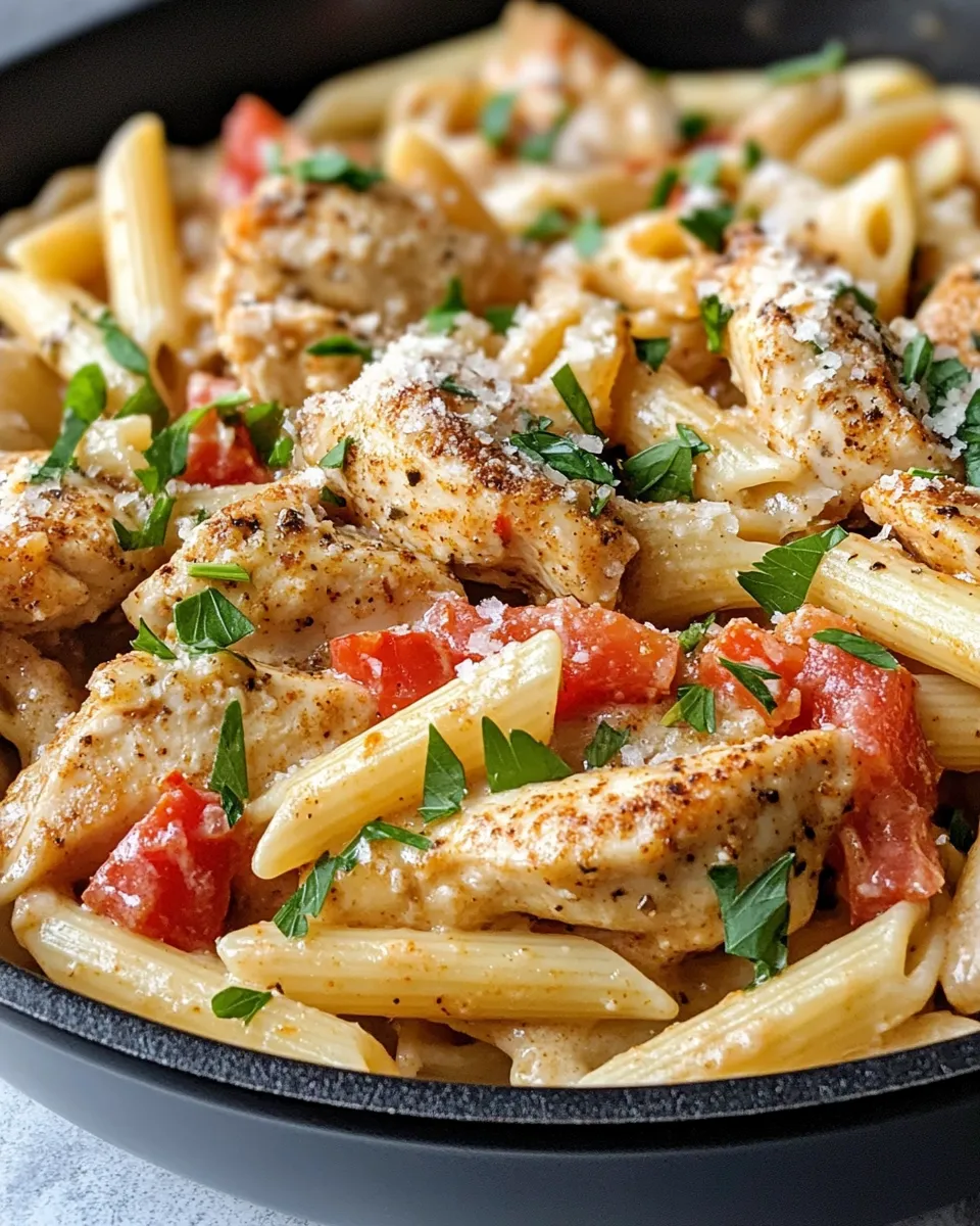 Homemade One-Pan Cajun Chicken Pasta Bake recipe photo