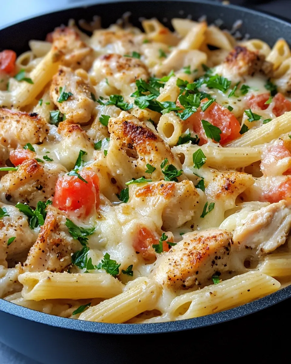 Classic One-Pan Cajun Chicken Pasta Bake dish photo