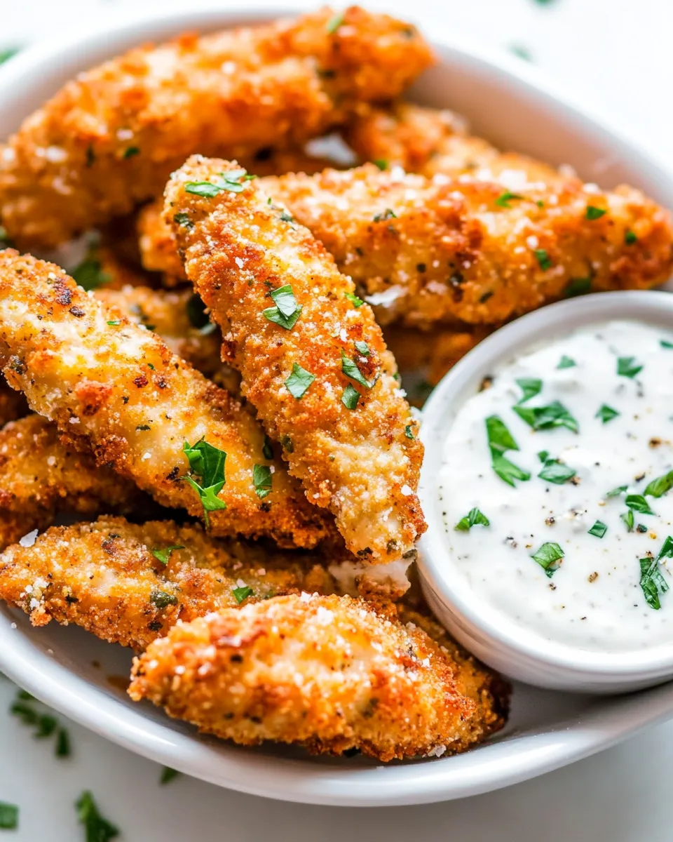 Classic Parmesan Chicken Strips dish photo