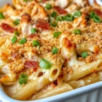 Homemade Ranch Chicken Bacon Penne Bake photo
