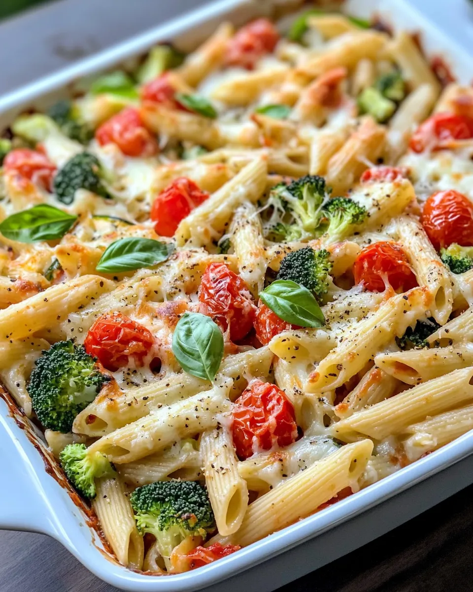 Classic Roasted Veggie Primavera Pasta Bake image