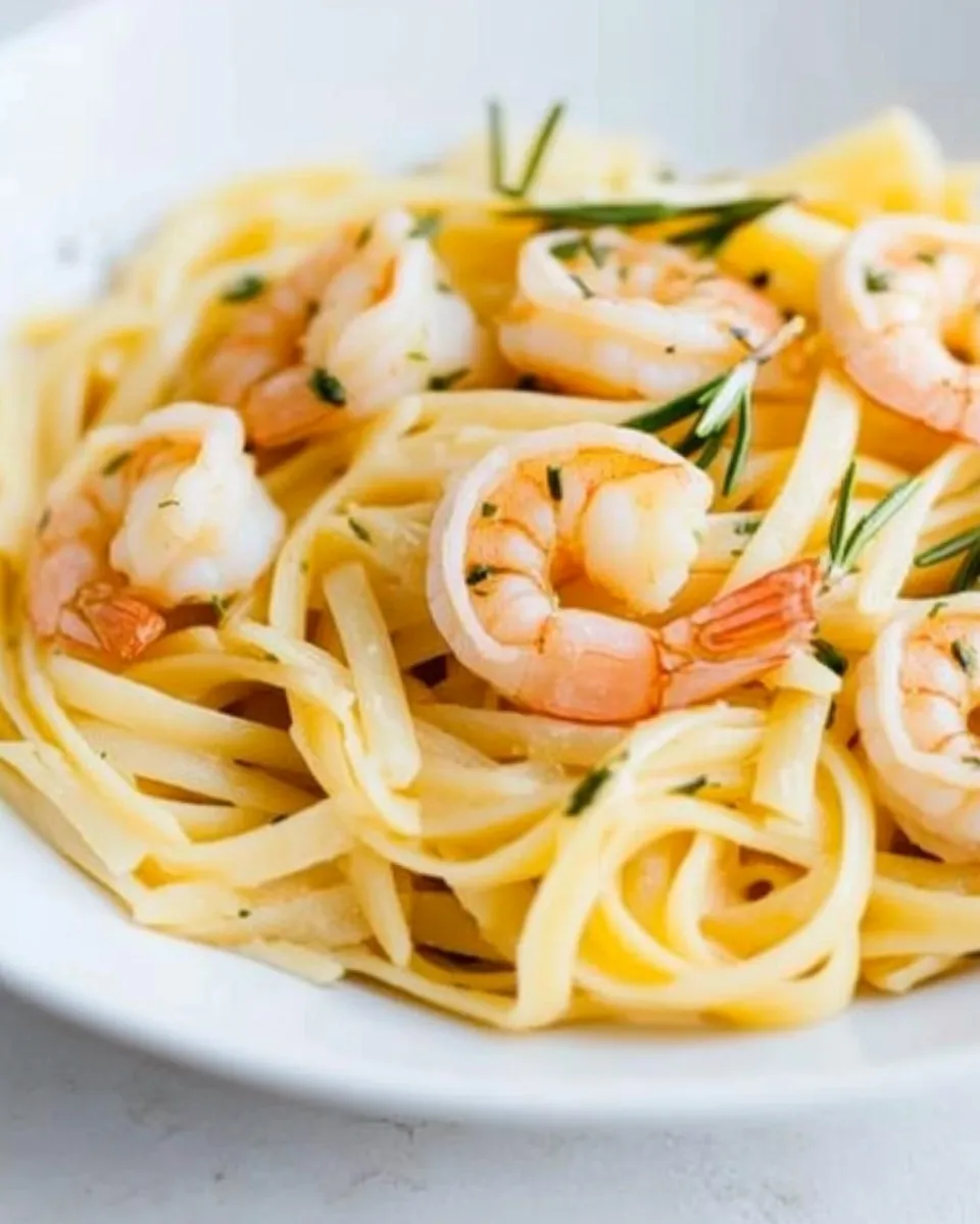 Easy Rosemary Shrimp Pasta recipe photo