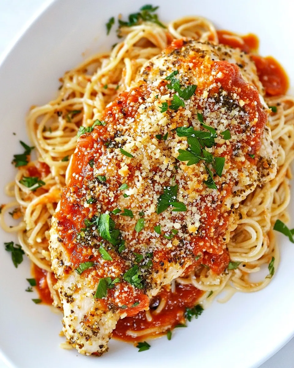 Easy Skinny Chicken Parmesan recipe photo