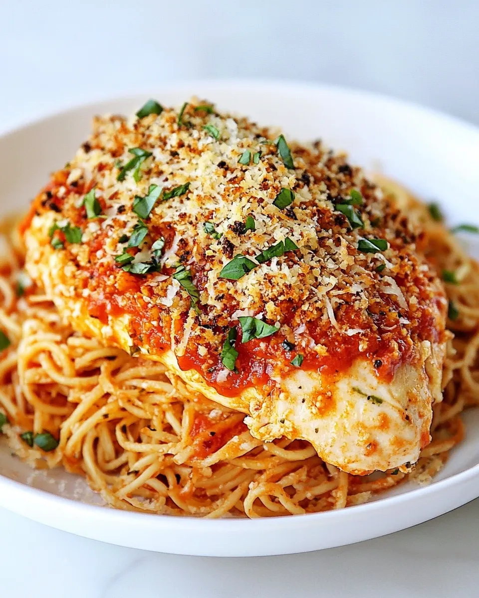 Delicious Skinny Chicken Parmesan shot