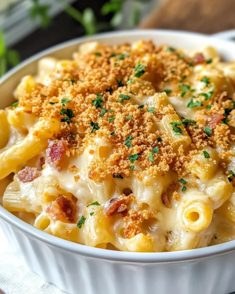 Homemade Smoky Gouda Macaroni Casserole photo