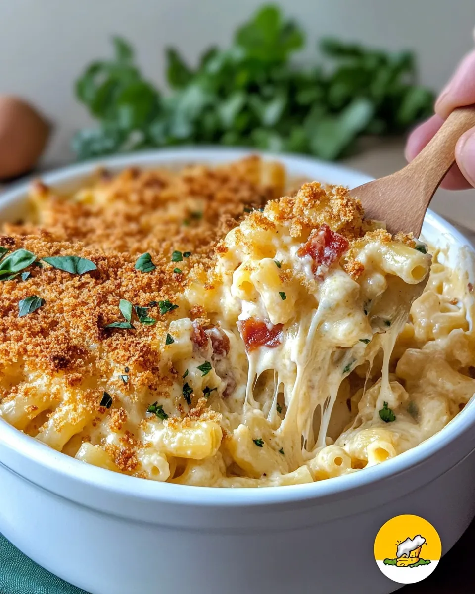 Classic Smoky Gouda Macaroni Casserole dish photo