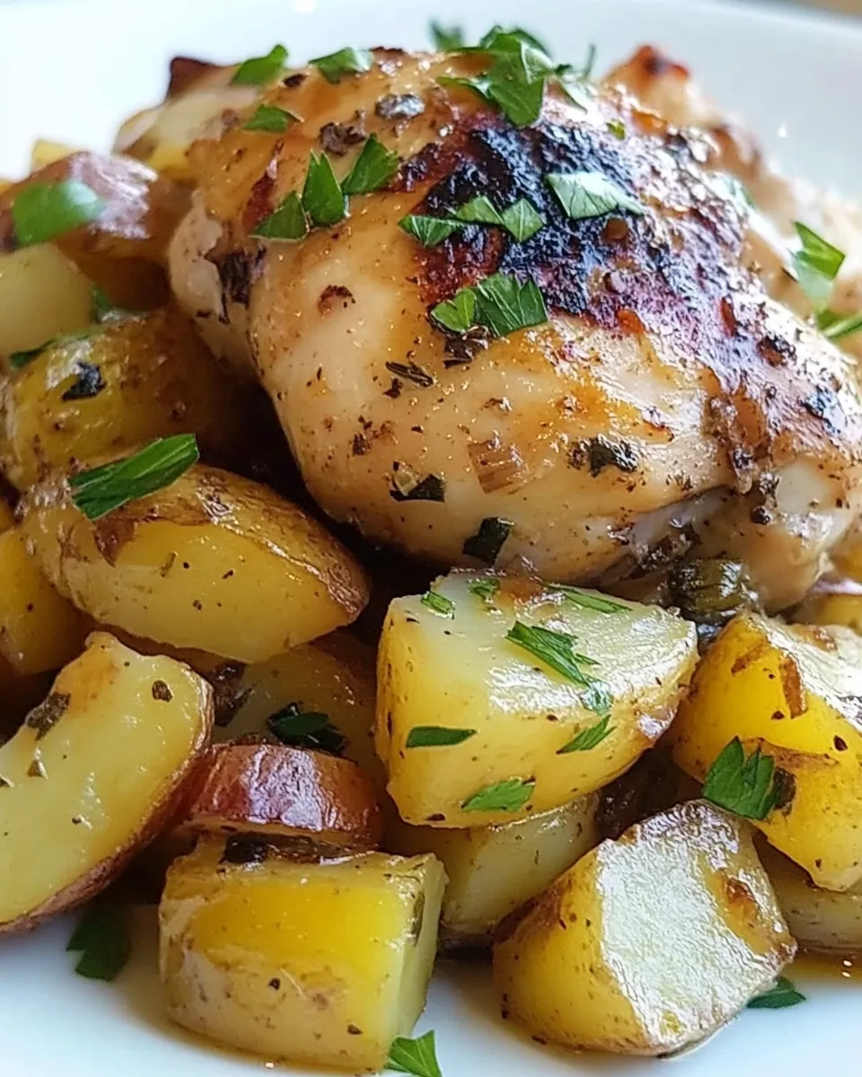Homemade Spanish Chicken and Potatoes photo