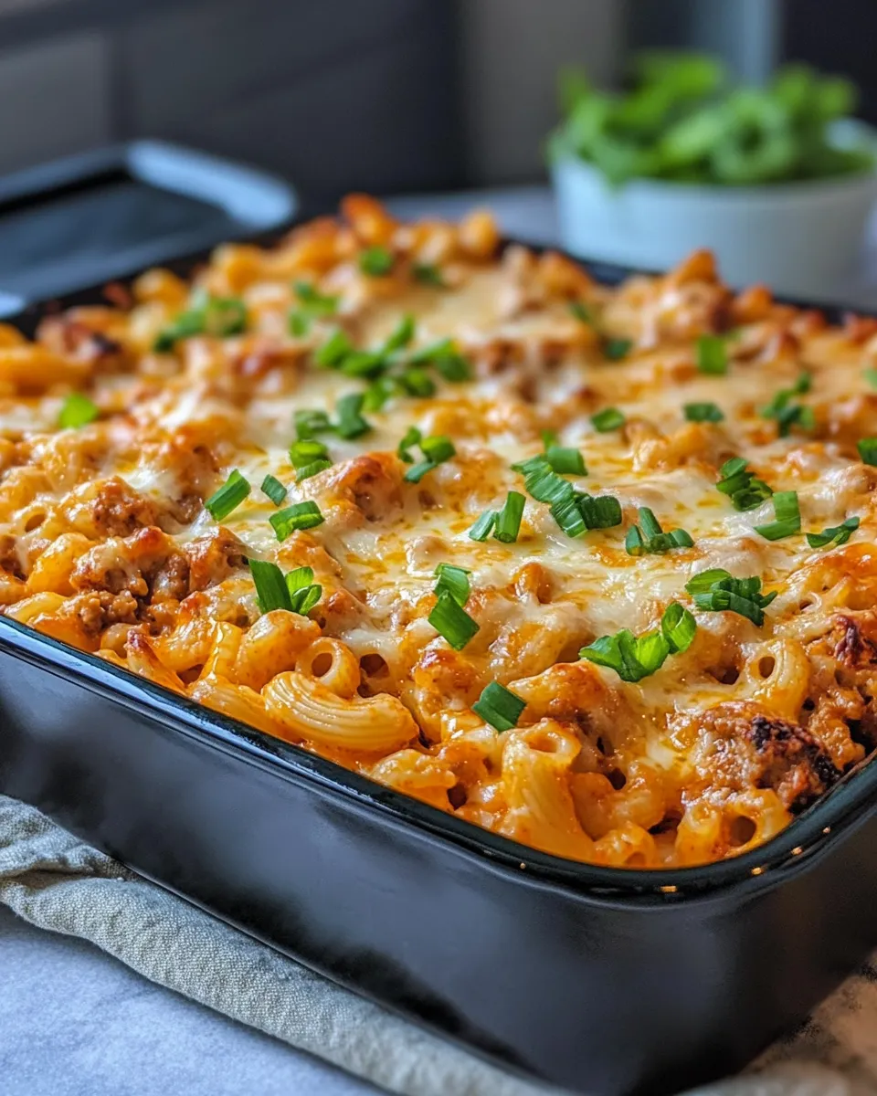 Classic Spicy Buffalo Macaroni Casserole image