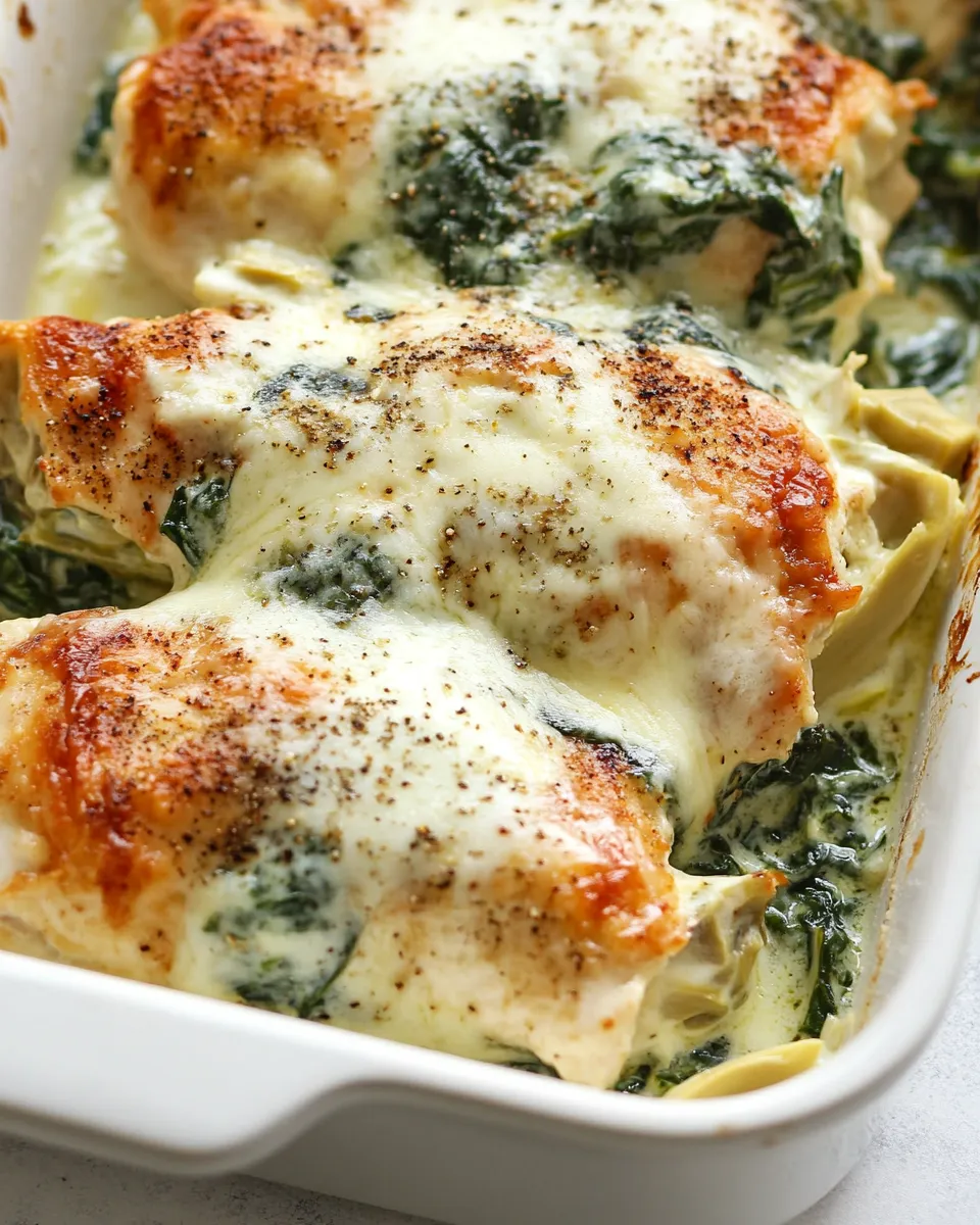 Classic Spinach Artichoke Chicken image