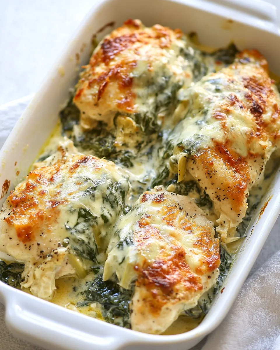 Easy Spinach Artichoke Chicken recipe photo