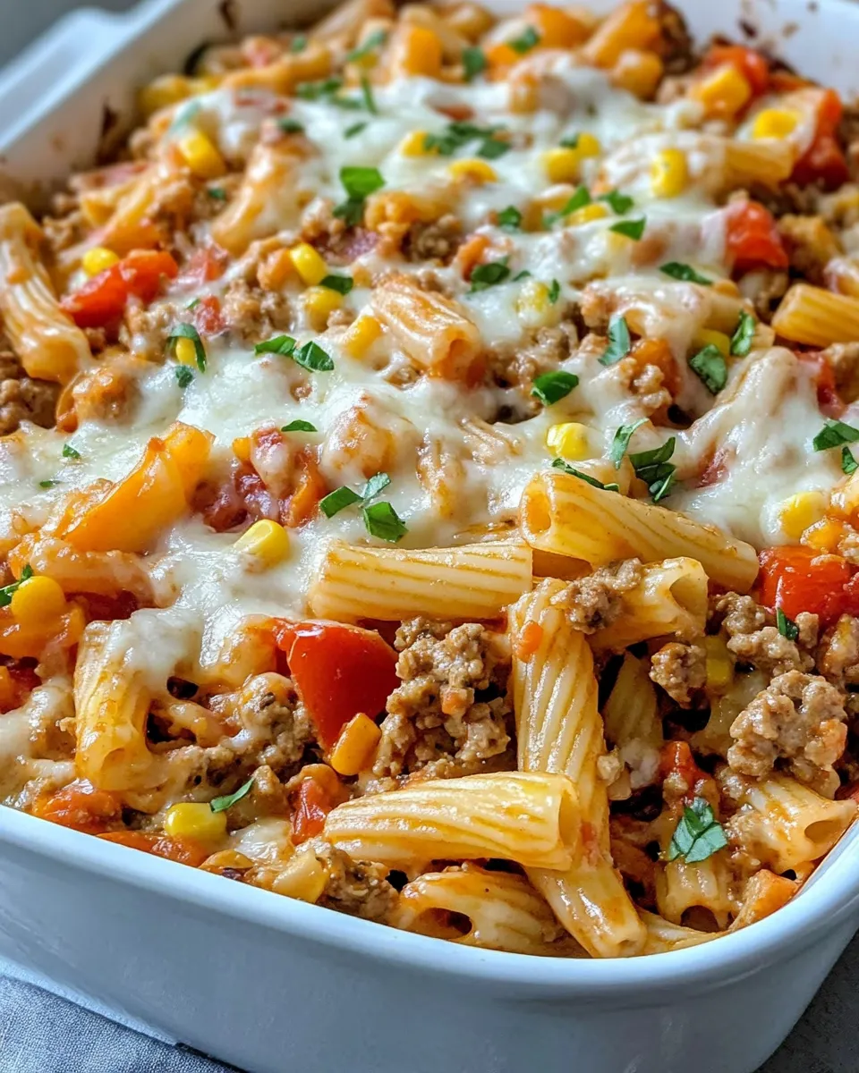 Classic Stuffed Pepper Pasta Casserole dish photo